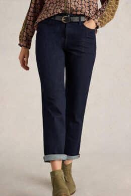 White Stuff Taylor Straight Jeans Dark Denim - La Vie en Rose Damesmode