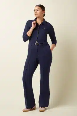 King Louie Alexa Jumpsuit Uni Rodeo Evening Blue