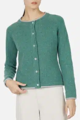 IrelandsEye Irelands Eye Killiney Cardigan Seagreen Marle - La Vie en Rose Damesmode