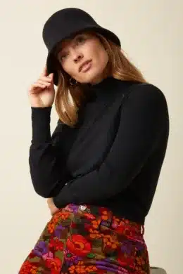 King Louie Cloche Hat Black 09863001_1 (2)