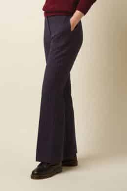 King Louie Livia Pants Pinstripe Night-Sky Blue - La Vie en Rose Damesmode