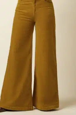 King Louie Peppa Pants Corduroy Golden Brown - La Vie en Rose Damesmode