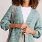 White Stuff Sally Slub Cardigan - La Vie en Rose Damesmode