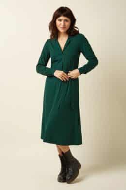 King Louie Lola Dress Piper Botanical Green - La Vie en Rose Damesmode