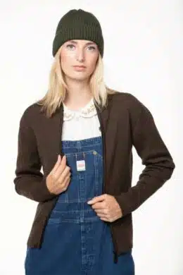 Roosenstein Wolke Fenna Rib Vest Brown - La Vie en Rose Damesmode