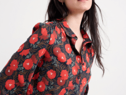 Seasalt Cornwall Embrace 3/4 Sleeve Jersey Shirt Grass Meadow Maritime