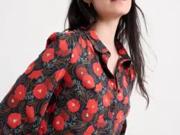 Seasalt Cornwall Embrace 3/4 Sleeve Jersey Shirt Grass Meadow Maritime