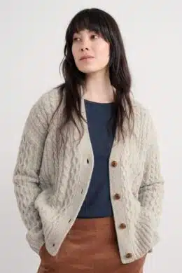 Seasalt Cornwall Newlyn Cardigan Aran Merino - La Vie en Rose Damesmode Enkhuizen