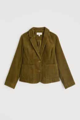 Seasalt Cornwall Heald Blazer Bright Olive - La Vie en Rose Damesmode Enkhuizen (1)