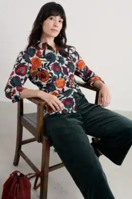 Seasalt Cornwall Larissa Shirt Figurative Floral Aran - La Vie en Rose Damesmode Enkhuizen