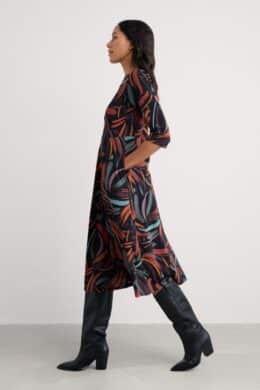 Seasalt Cornwall Veronica dress Dune Marks Onyx - La Vie en Rose Damesmode Enkhuizen