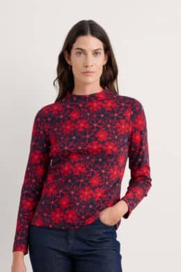 Seasalt Cornwall Penpont Jersey Top Handicraft Flowers Jam- La Vie en Rose Damesmode Enkhuizen