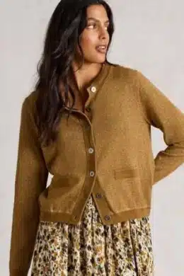 White Stuff Charlotte Sparkle Cardi - La Vie en Rose Damesmode