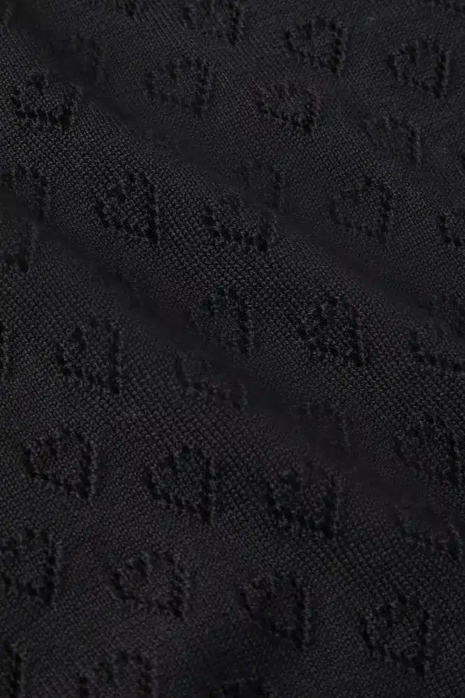 King Louie Cardi V Heart Ajour BCI Black