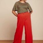King Louie Peppa Pants Woven Crepe Fiery Red - La Vie en Rose Damesmode