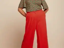 King Louie Peppa Pants Woven Crepe Fiery Red - La Vie en Rose Damesmode