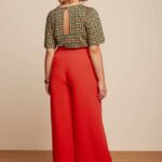 King Louie Peppa Pants Woven Crepe Fiery Red - La Vie en Rose Damesmode