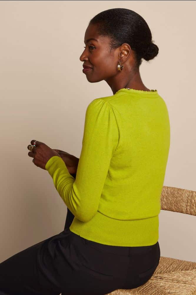 King Louie Cardi V Cocoon Citronelle Yellow