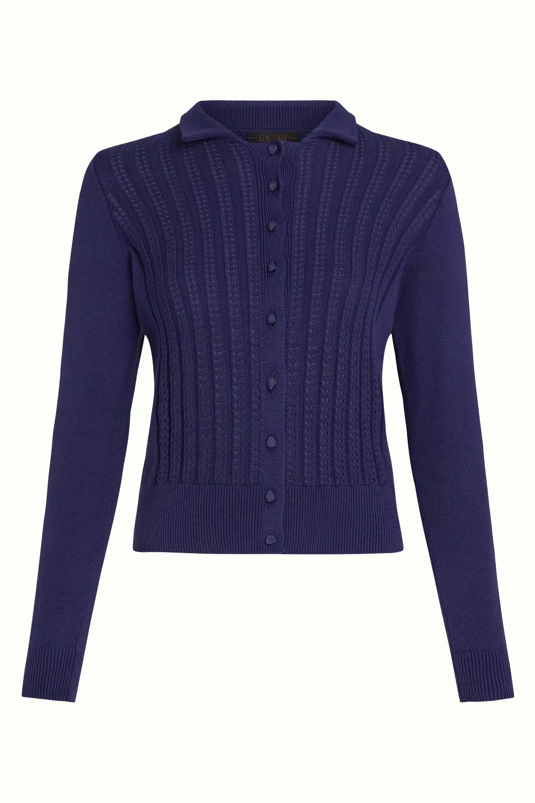 King Louie Sofie Cardi Carmi Rhodonite Blue