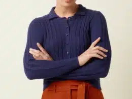 King Louie Sofie Cardi Carmi Rhodonite Blue