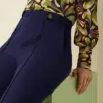 King Louie Garbo Pintuck Pants Uni Rodeo Evening Blue