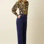 King Louie Garbo Pintuck Pants Uni Rodeo Evening Blue