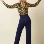 King Louie Garbo Pintuck Pants Uni Rodeo Evening Blue