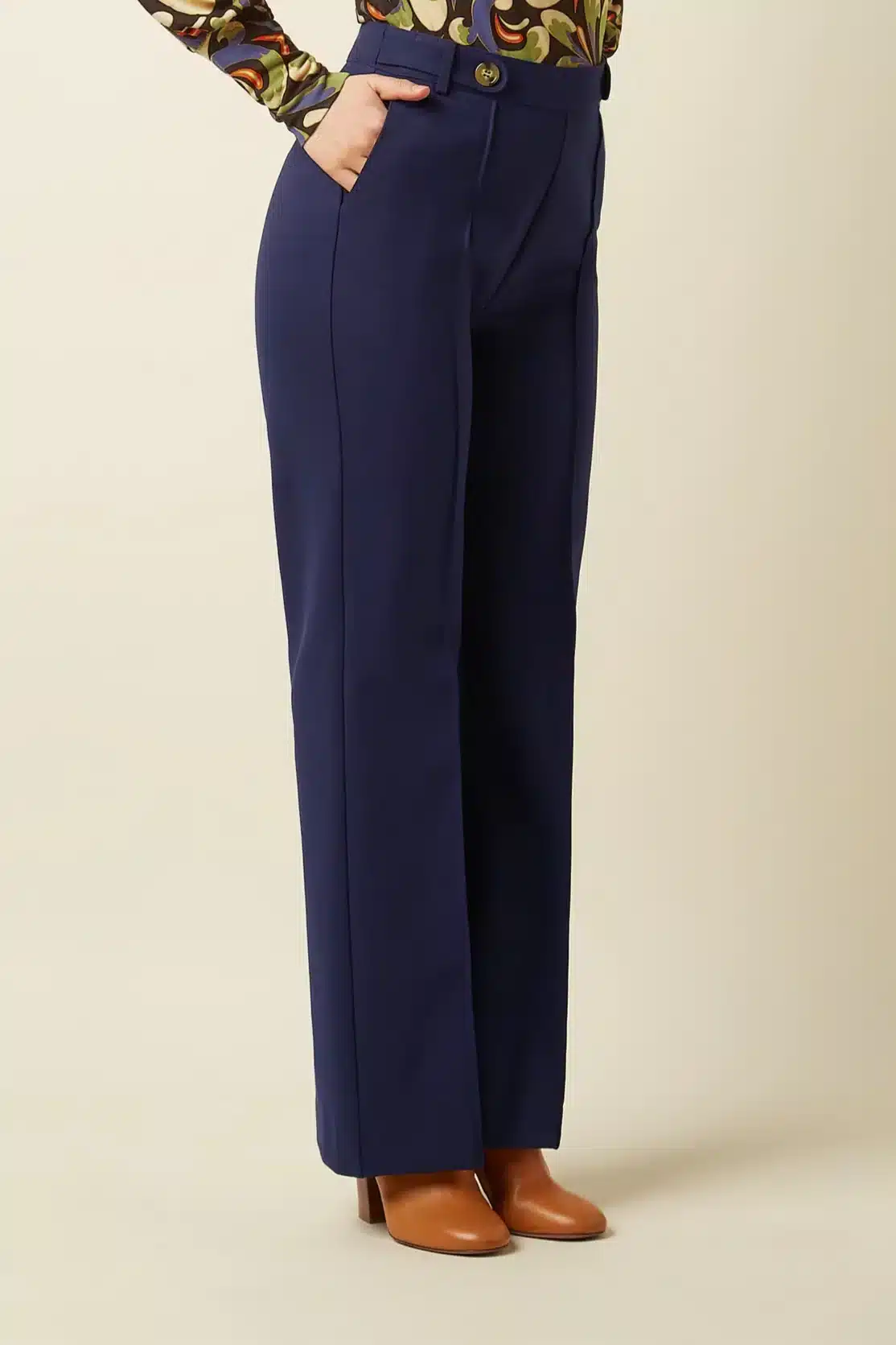 King Louie Garbo Pintuck Pants Uni Rodeo Evening Blue