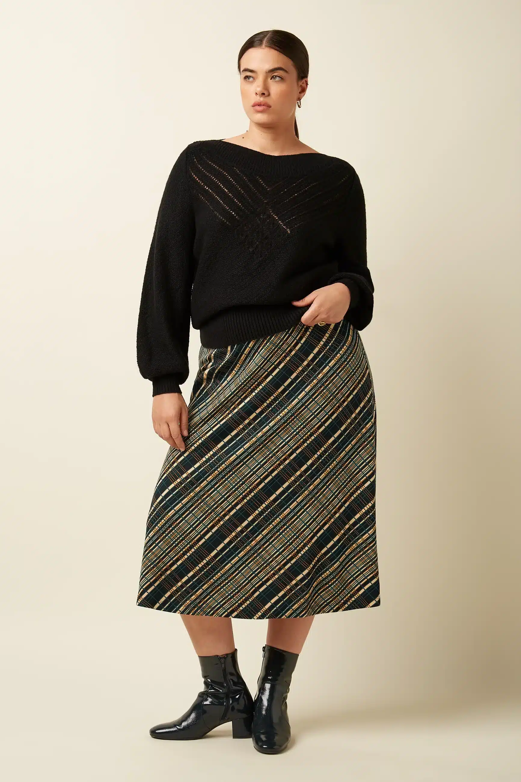 King Louie Juno Skirt Chime Black