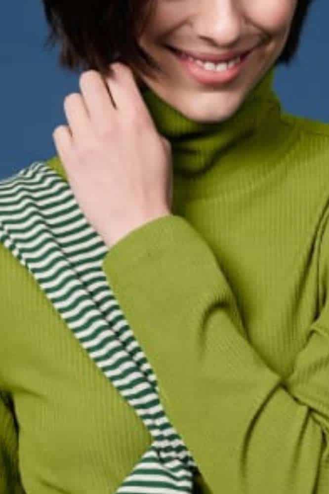 Seasalt Cornwall Hazel Rib Top Dark Citron - La Vie en Rose Damesmode