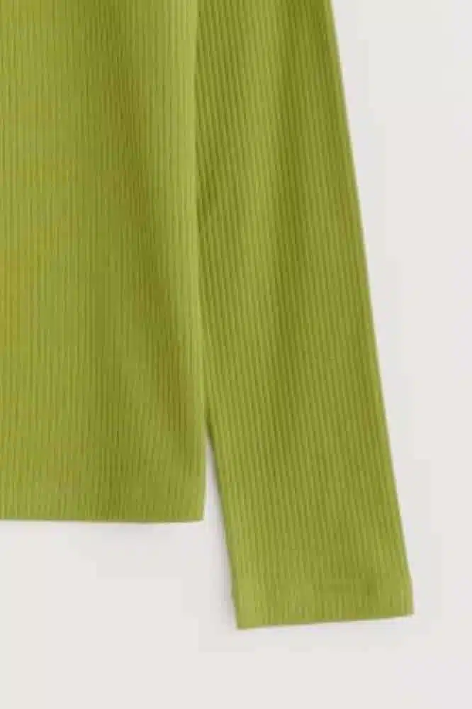 Seasalt Cornwall Hazel Rib Top Dark Citron - La Vie en Rose Damesmode