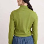 Seasalt Cornwall Hazel Rib Top Dark Citron - La Vie en Rose Damesmode