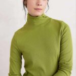 Seasalt Cornwall Hazel Rib Top Dark Citron - La Vie en Rose Damesmode