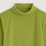 Seasalt Cornwall Hazel Rib Top Dark Citron - La Vie en Rose Damesmode