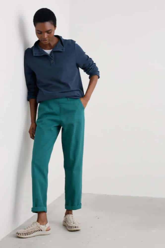 Seasalt Cornwall Waterdance Trousers Kingfisher - La Vie en Rose Damesmode
