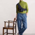 Seasalt Cornwall Hazel Rib Top Dark Citron - La Vie en Rose Damesmode