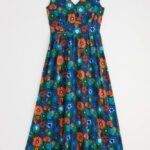 Seasalt Cornwall Polmanter Dress Screenprint Floral Maritime - La Vie en Rose Damesmode