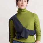 Seasalt Cornwall Hazel Rib Top Dark Citron - La Vie en Rose Damesmode