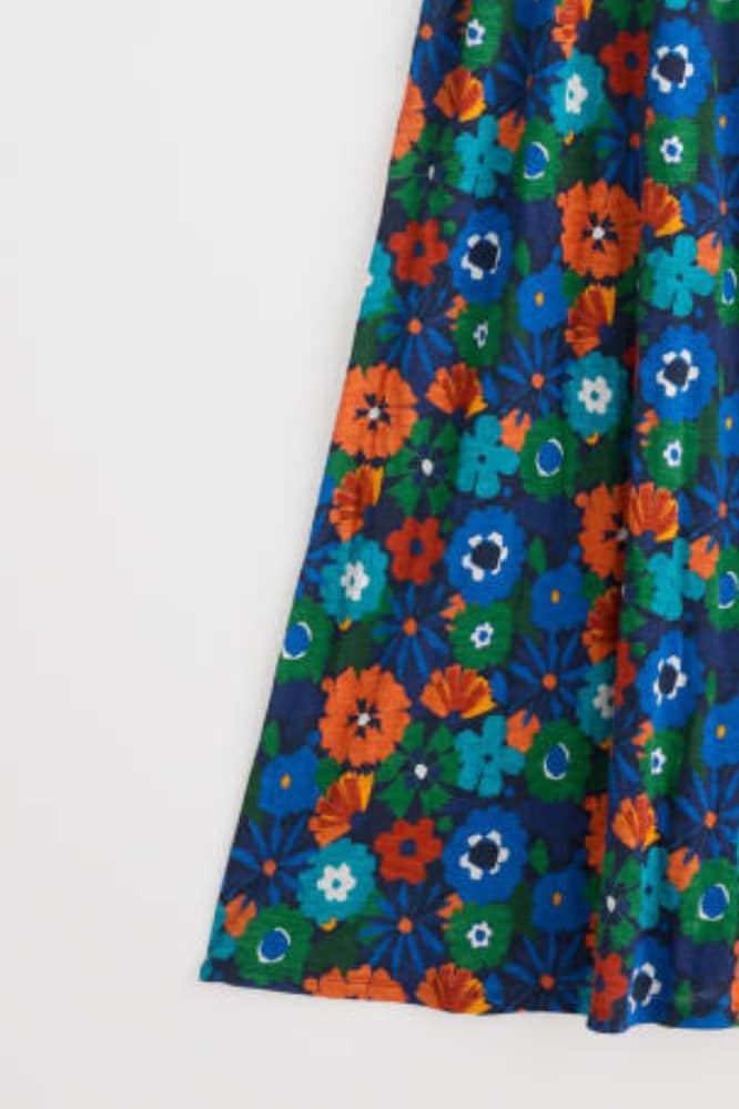 Seasalt Cornwall Polmanter Dress Screenprint Floral Maritime - La Vie en Rose Damesmode