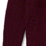 Aran Woollen Mills Ladies Donegal Cardigan Side Pockets Winter Berry - La Vie en Rose Damesmode