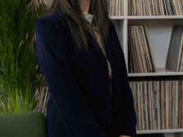 Very Cherry Blazer Corduroy Marino