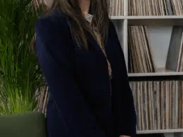 Very Cherry Blazer Corduroy Marino