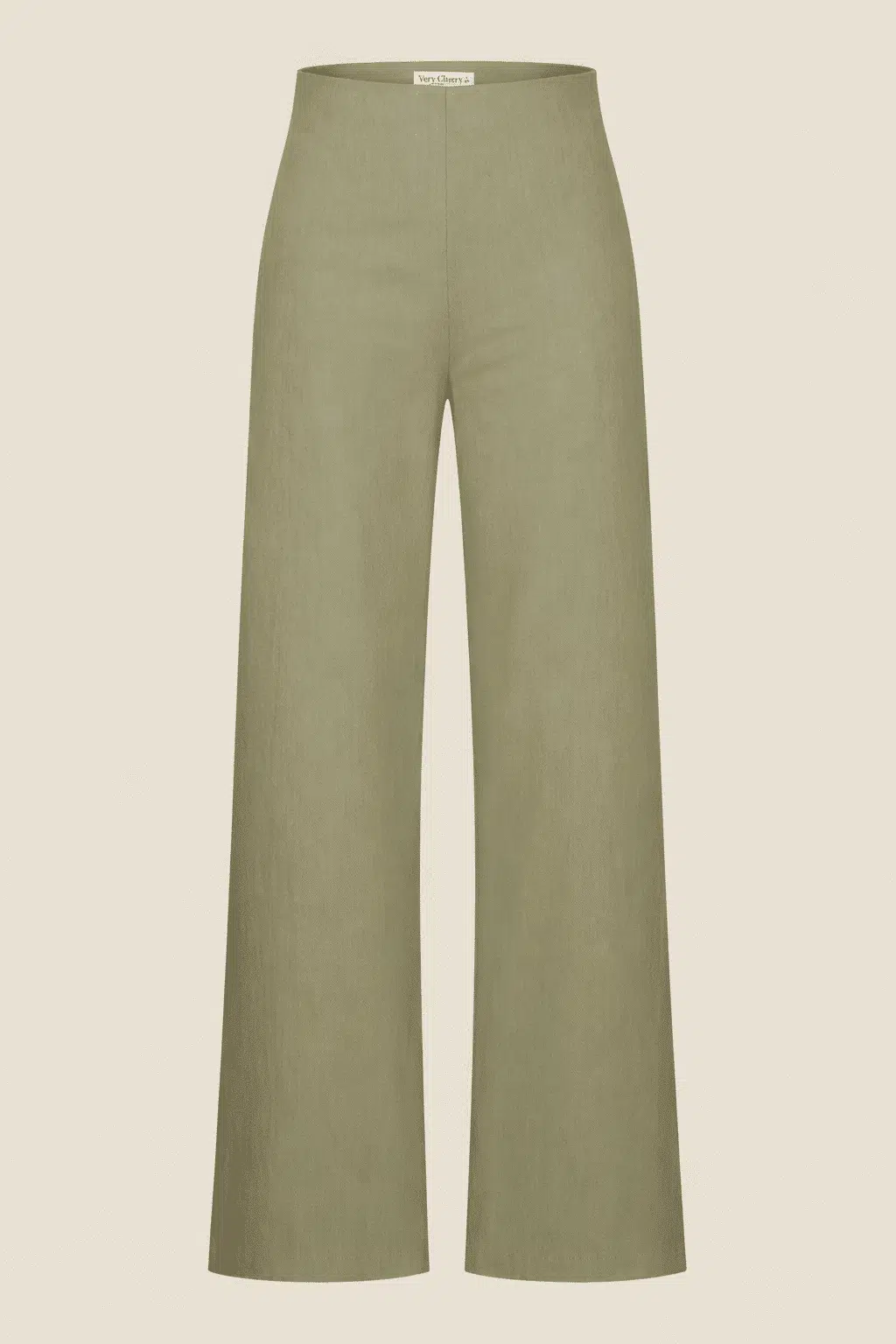 Very Cherry Marlene Pants Delfino Denim Sage Greenv