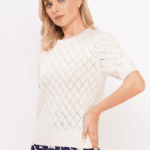 Circus Clothing Ivory Sweater CK143 - La Vie en Rose Damesmode