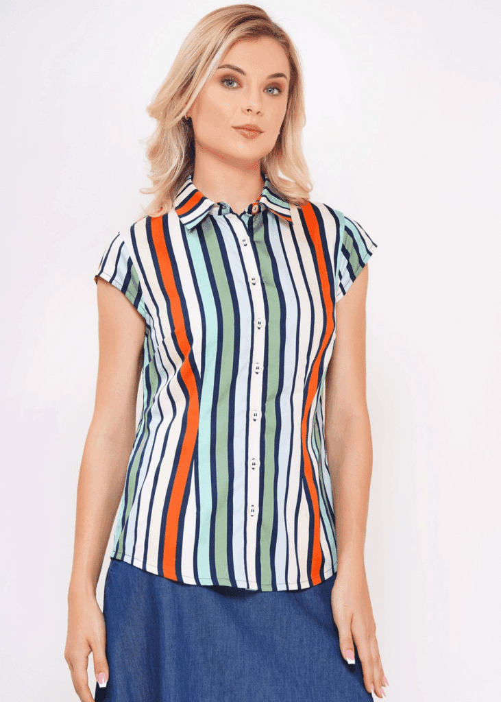 Circus Clothing Neopolitan Top CB5021 - La Vie en Rose Damesmode