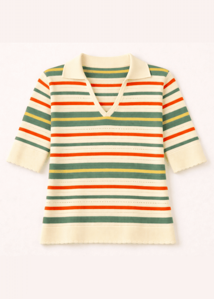 Circus Clothing Stripe Sweater ABZK5039 - La Vie en Rose Damesmode