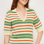 Circus Clothing Stripe Sweater ABZK5039 - La Vie en Rose Damesmode