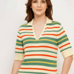 Circus Clothing Stripe Sweater ABZK5039 - La Vie en Rose Damesmode