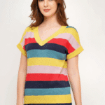 Circus Clothing Stripe Sweater ABZK5039 - La Vie en Rose Damesmode