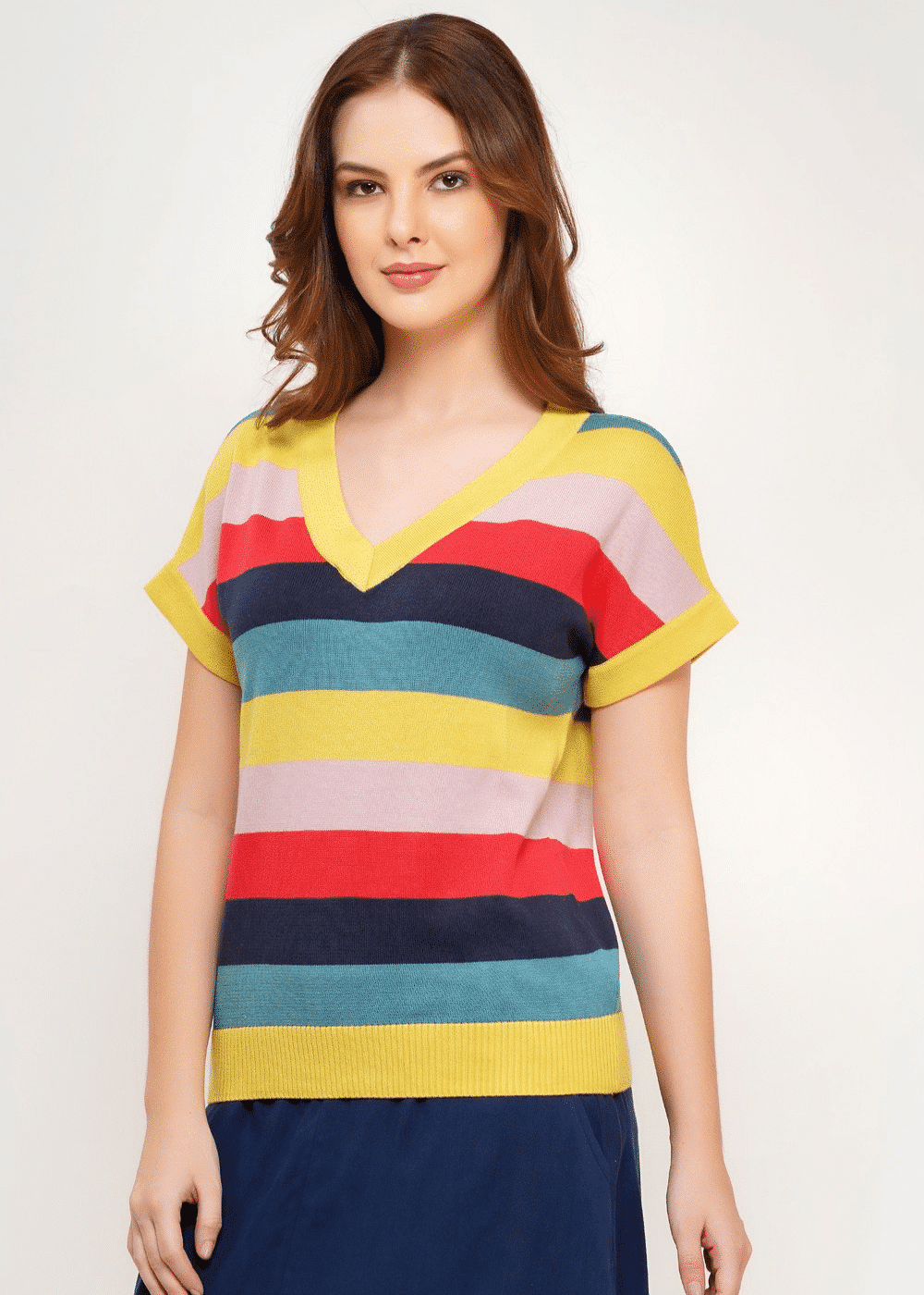 Circus Clothing Stripe Sweater ABZK5039 - La Vie en Rose Damesmode